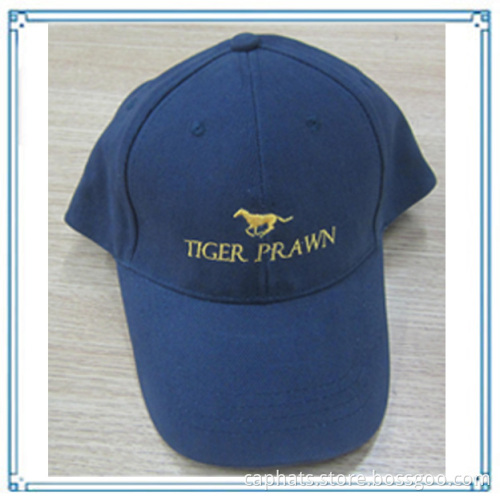 2014 Hot Sale Custom Design 6 Panel Embroidered Logo Navy Velcro Hat Cap (BHXE-2502)